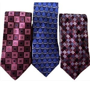 Lanvin Paris, Geoffrey Beene, and Michael Kors men’s ties Business, professional